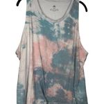 Adidas  Tie Dye Tank Top Women's Plus Size 3X Pink Blue Athletic Yoga Workout Photo 0