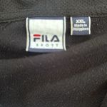FILA  Sport Black Jacket Full zip Hoodie Women’s activewear Size XXL Photo 3