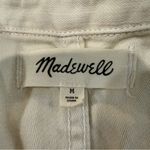 Madewell  Long Sleeved Utility Coveralls Women’s Medium Ivory Slim Tapered Leg Photo 7