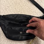 Kenneth Cole  Black Leather Bag Fanny pack Photo 6