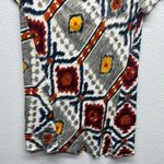 Tiny by Anthropologie Womens Top Small Cotton Aztec Festival Tribal Hippie Boho Gray Photo 4