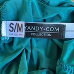 Yandy  Emerald Satin Romper Lingerie S/M Photo 2