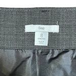 Gap  Skirt Size 8 Gray‎ Plaid Stretch Blend Womens Pockets Lined 33X17.5 Photo 4