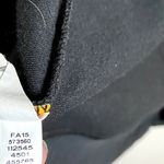 Lucy Drape Front Open Cardigan Sweater Long Sleeve Pockets Solid Black Small Photo 2