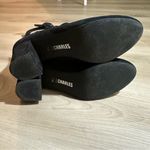 Charles by Charles David Charles by Charles Black Suede Triple Strap Mary Jane Block Heel Shoes 7.5‎ Photo 6