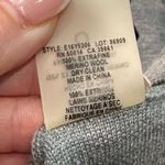 Elie Tahari Gray Laser Cut Wool Skirt Photo 7