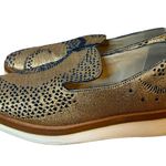 Free People  Snake Eyes Metallic Loafers Photo 5