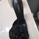 Dolce & Gabbana  Black Woven Mule Heels size 7 Made in Italy Photo 2