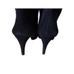 Sam Edelman Knee-high Black Suede Kitten Heel Boots Size 6 Photo 5
