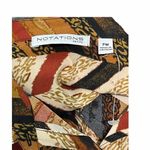 Notations  Chevron Blouse Orange Medium Petite‎ Photo 2