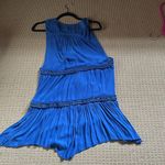 Free People dress or top blue medium tiered m Photo 4