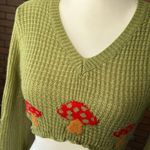 SheIn Cottage Core Mushroom Crop Top Photo 1