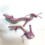 LPA   Mel Lace Up Sandal in Pink Size 10 Photo 2