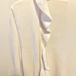 Lilly Pulitzer  white cotton ruffle trim long cardigan Photo 1