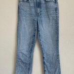 Mother Superior Denim The Swooner Rascal Ankle Signs & Symbols Jeans Blue Size 26 Photo 2