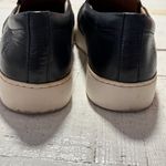 Frye Lena Floral Slip On Sneakers size 9.5 Black Leather Loafers Casual Shoes Photo 5