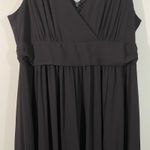 Lulus Black V-neck Surplice Sleeveless Chiffon Maxi Dress 3X Bridesmaid Wedding Photo 7