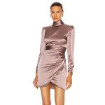 CINQ A SEPT • NANCY DRESS • METALLIC Purple Size 8 Photo 2