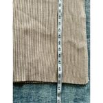 WAYF '98 Beige Ribbed Knit T Back Midi Dress with Side Slit Size 1X Photo 5