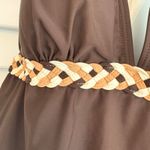 White Stag White‎ Stag Brown Braided One Piece Swimsuit Size Large Photo 3