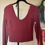 Lululemon Align Long Sleeve Top Maroon Size 6 Photo 2