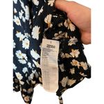 Billabong  Black Flower Print‎ Wrap Mini Dress Size Small Photo 8
