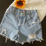 Ask ! Vintage custom distressed jean shorts Photo 0