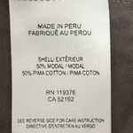 Helmut Lang  Brown Short Sleeve Draped Neck Line Size Small Photo 8