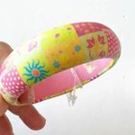 Vintage Viva Beads Floral Bangles 2 Pc Southern Charm Lily Pulitzer Bracelet NWT Pink Photo 9