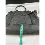 Nicole Miller Women's Black Faux Worn leather Look Shoulder bag SKU 4177 Photo 7