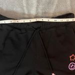 PacSun Black Spectrum PAC Short Y2K Charms Drawstring Lounge Cozycore Size Small Photo 4