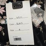 Mac Duggal Floral Embellished Tiered Tulle Gown Ruffle Trim and Poet Sleeves 4 Photo 7