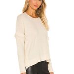 Central Park West Sycamore Fringe Sweater in Cream Photo 2