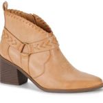 Frye and Co. ankle boot Womens Palma Stacked Heel Booties Light Tan Size 9 Photo 0
