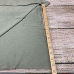 Mate the Label Organic Cotton T-Shirt Maxi Dress Size S Green Side Slits Photo 8