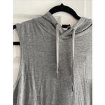 Gaiam  Womens Large Gray Hooded Sleeveless Yoga Dress Soft Mini Photo 1