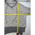 Young Fabulous and Broke Grey Popcorn Knit Hoodie Pullover Sweater Oversized M/L Photo 4