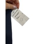 Free Press  Pajama Bottoms Faux Fly Waistband Rib Knit‎ Banded Cuff navy Medium Photo 3