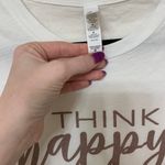Think Happy Be Happy Graphic Tee Multiple Size M Photo 4