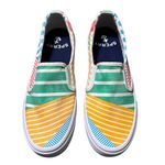 Sperry crest Women's Slip On canvas Non Marking Multicolor size US 5.5 EU 35.5 Photo 1