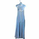 Derek Lam  10 Crosby crepe blue maxi dress Photo 1