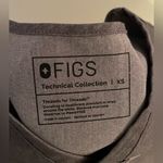 FIGS Charcoal Limited Edition One Pocket Scrub Top Sz XS Photo 5