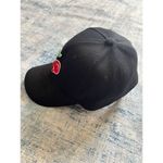 Black Red Green Cherry Baseball Hat One Size Photo 1