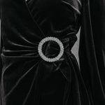 VICI  | Million Dollar Baby Velvet Embellished Buckle Dress Photo 6