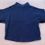 Soft Serve Clothing Navy Blue Quarter Zip Pullover Photo 2