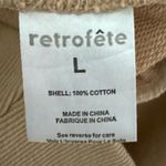 Retrofete Coleen Sweatshirt Mini Dress in Tan Size Large Photo 10