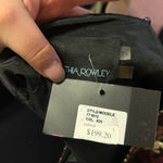 Cynthia Rowley NWT  FLORAL METALLIC RUFFLE DRESS Photo 2