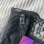 Forever 21 Black Corset Lace Top Photo 3