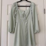Abercrombie & Fitch Abercrombie Mint Green Corset Bodice Dress small Photo 0
