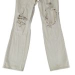 PacSun  '90s Boyfriend Jeans Distressed Women's 28 Cream 100% Cotton Rigid‎ Denim Photo 3